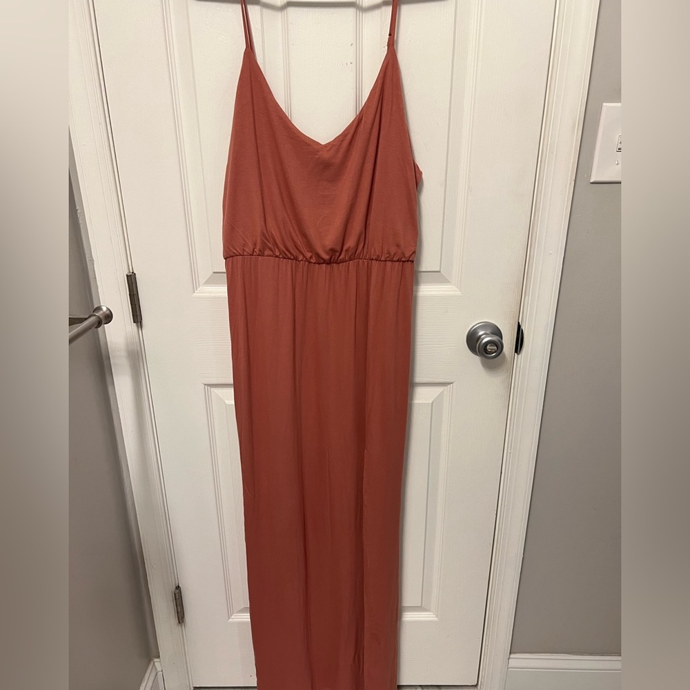 Maxi dress rusty rose